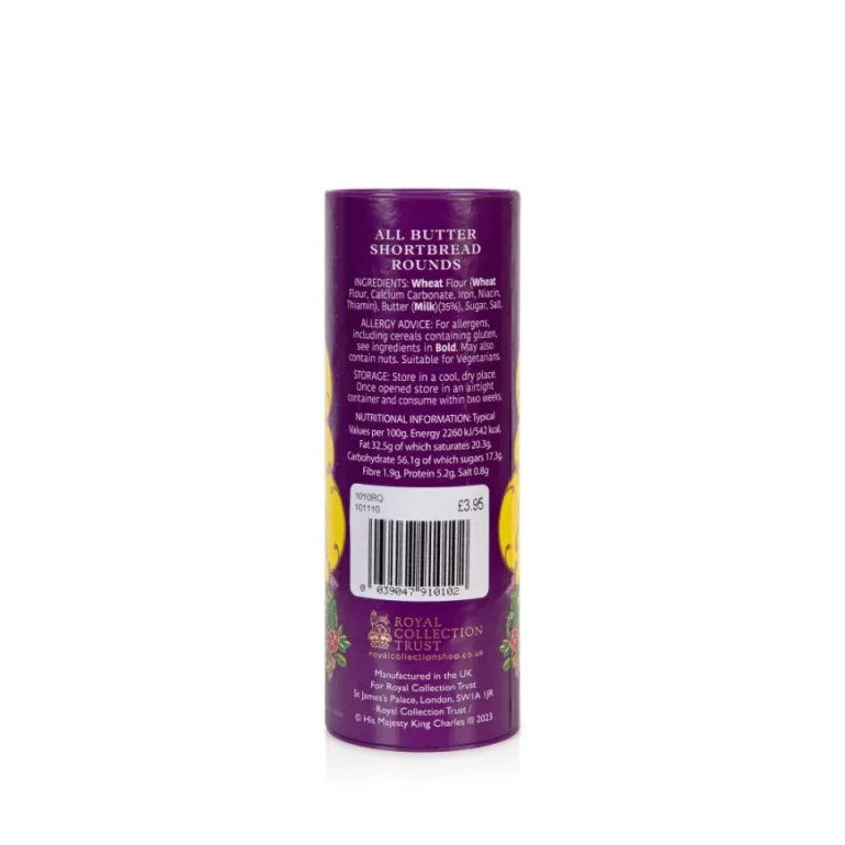 Buckingham Palace Miniature Shortbread Tube